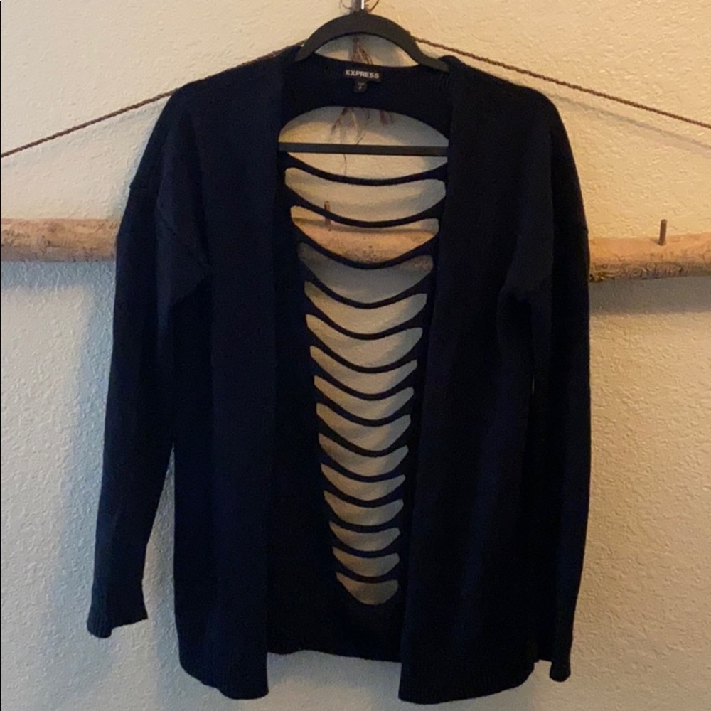 Express cardigan sweater